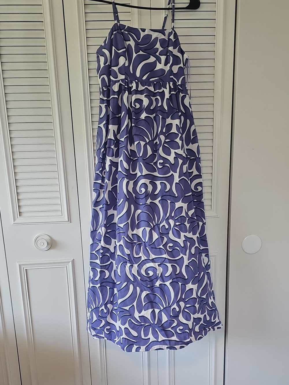 Japna Purple and White Maxi Dress